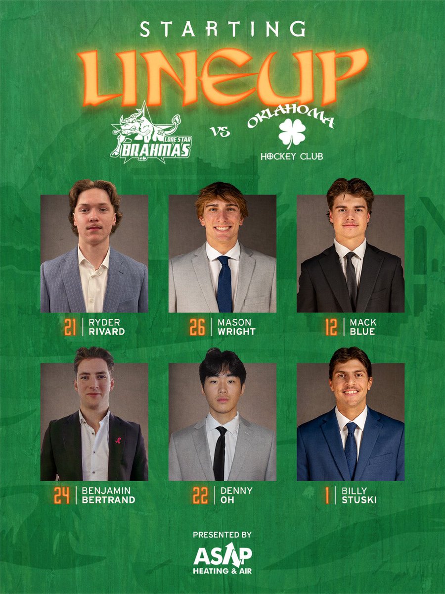 STARTING LINEUP  |  Presented by ASAP Heating &amp; Air