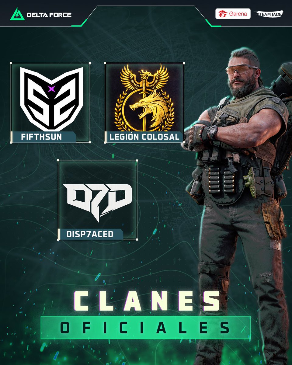 deltaforce_lat's tweet photo. Nuevos aliados se unen al frente. 🔥

La comunidad de Garena Delta Force sigue creciendo gracias al compromiso, la organización y la pasión de sus jugadores. Hoy le damos la bienvenida a las nuevas Comunidades Oficiales y Clanes Oficiales. https://t.co/SJ4eOPKhAi