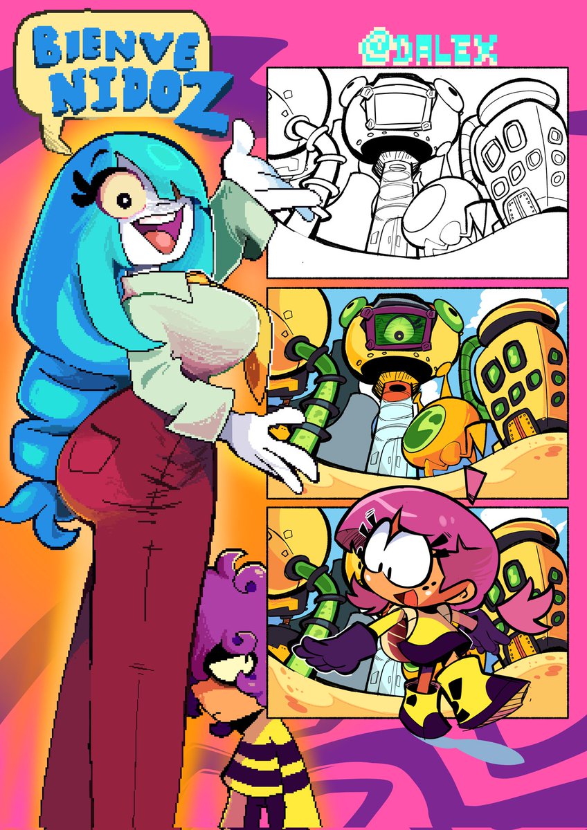 me da gusto decir que aquí: están los conceptos de mi proyecto [ide paso les da la bienvenida Lorenna al reactor☢️]
-quise hacer los fondos ahora.
¿que opinan?