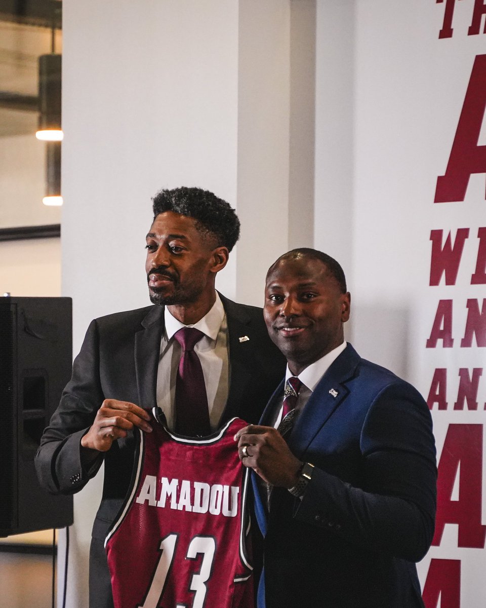 NMStateWBB's tweet photo. Gave Coach Amadou a big Aggie welcome! 🤠

#AggieUp https://t.co/8zOsL9MDCq