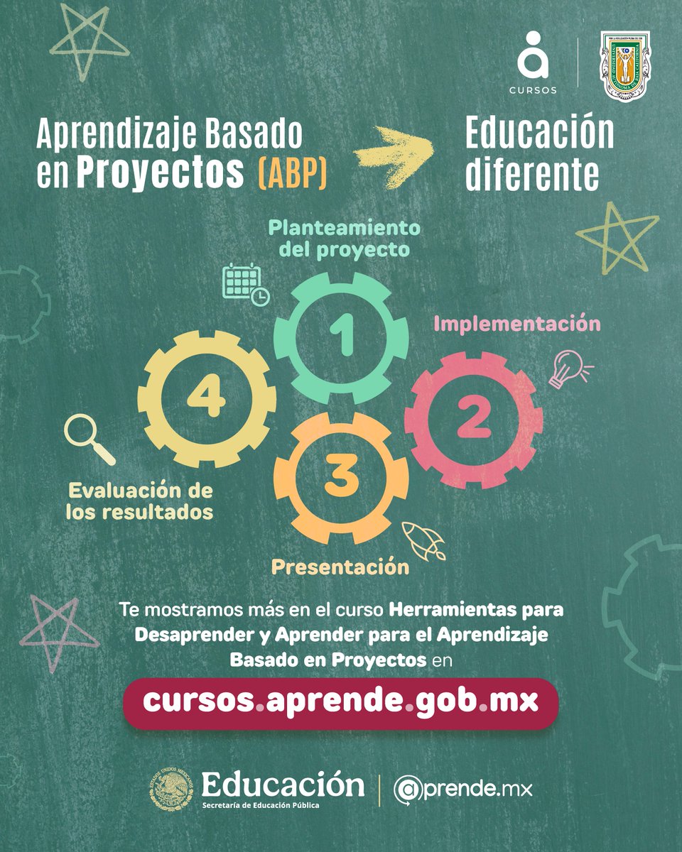 CursosAprendeMX's tweet photo. El #ABP tiene 4⃣ importantes etapas.

Aplicarlas en tu práctica docente hará que tus estudiantes logren resolver diversas situaciones desde el aprendizaje. 🧠✨

👀 ¿Quieres saber más al respecto? Inscríbete en el curso que tenemos junto con @UABC_oficial: https://t.co/uTLWOL4gjb https://t.co/o1NIfN2QLy