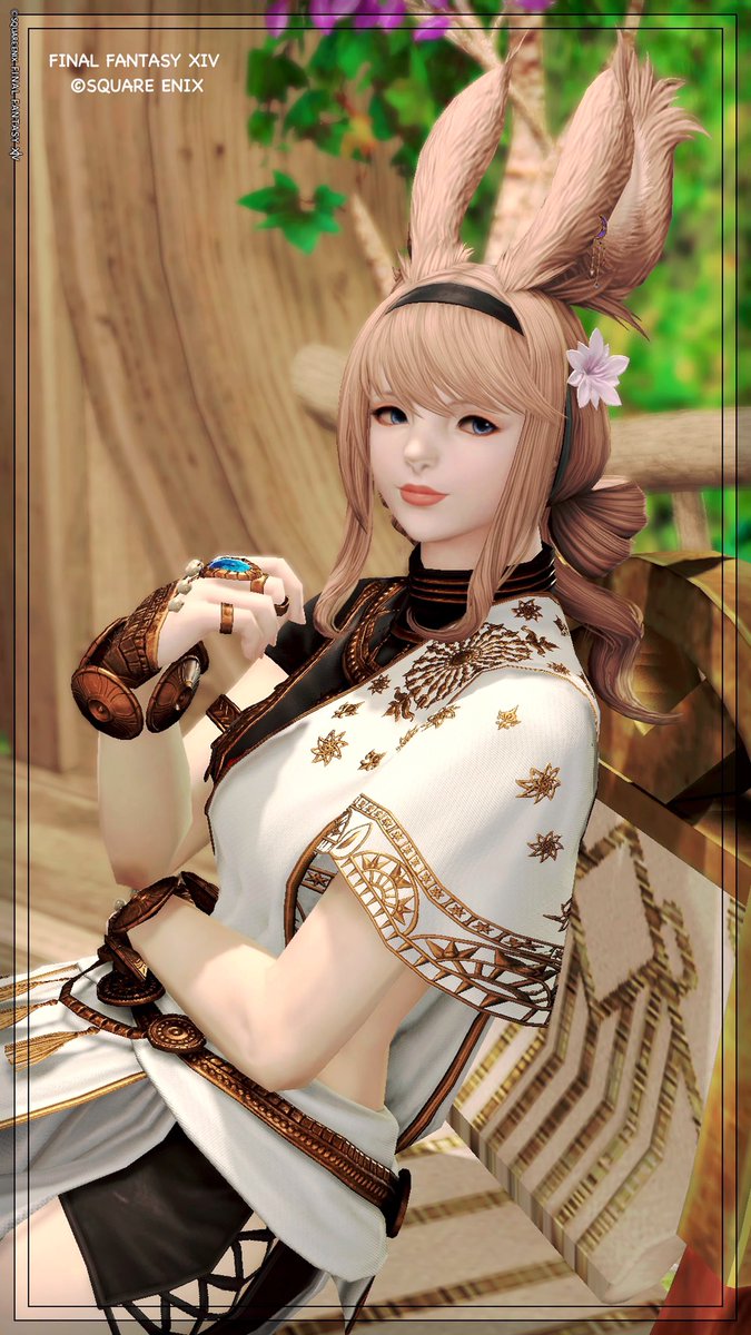 Lily222ff14's tweet photo. 🐰ﾓｲﾓ-ｲ🌿.∘

昨日のPLLでハウジングの嬉しい情報がありましたね🏡⋆*
設置数増えたら色々作り直そうかな♪
楽しみ( *´꒳`*)

今日も素敵な一日になりますように🌼*･

#FFXIV #FF14 #ヴィエラ #おはウサ https://t.co/MZo2yn92fu