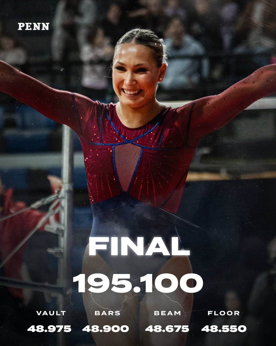 Penn Gymnastics tweet media