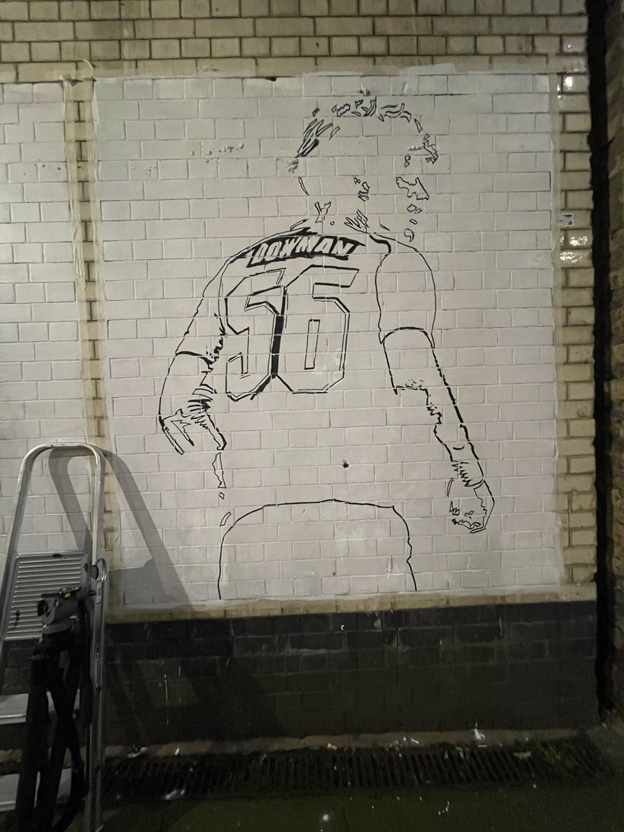northbanksyafc's tweet photo. Max Dowman - Coming soon to The Tunnel 👀👀 #Arsenal #StreetArt ❤️🤍 https://t.co/48vua2pUHX