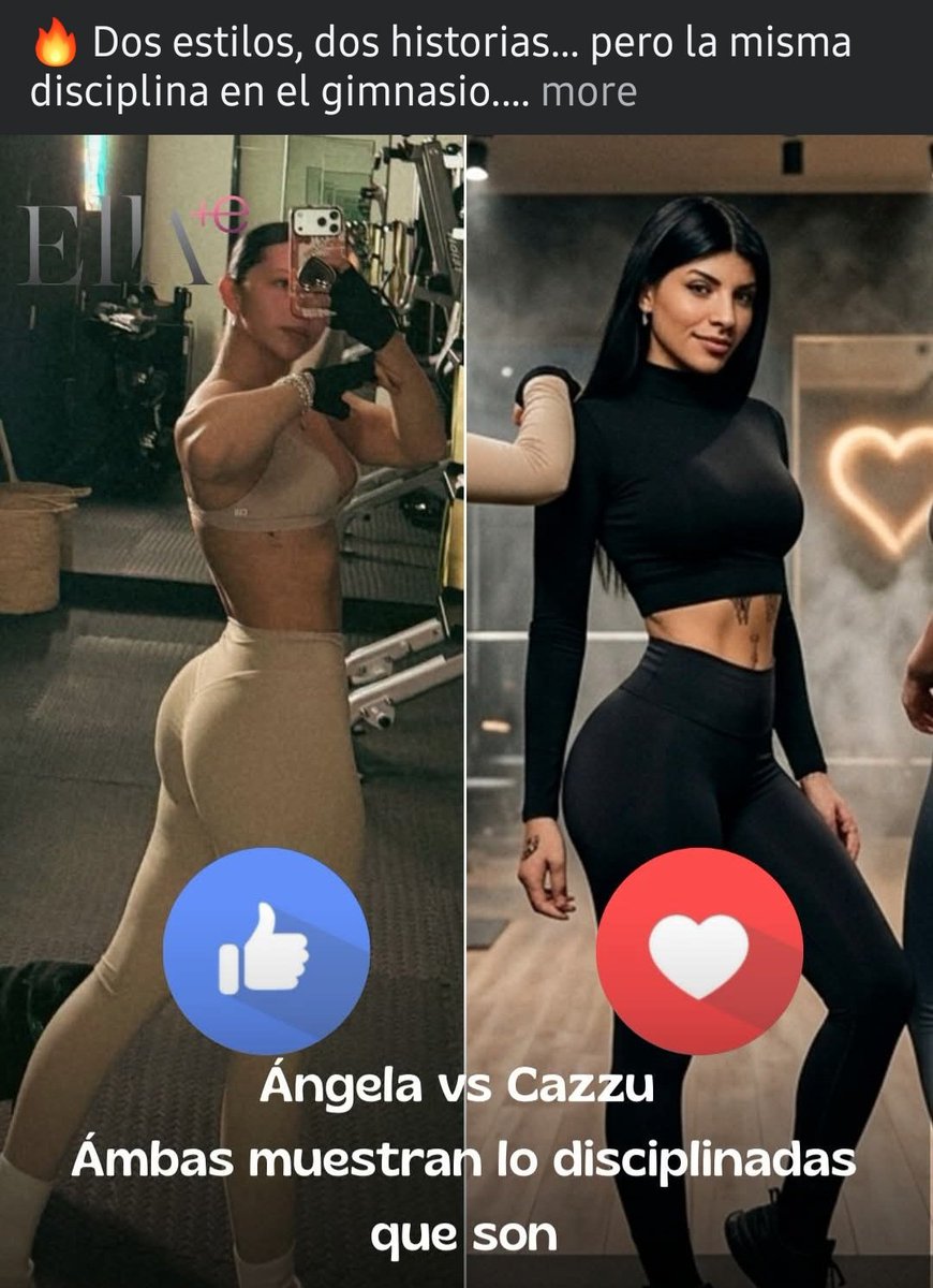 Jajajaja que 💩 las que uno ve en la red. Jaja las fans se pasan. Como van a comparar a Angela Aguilar con una foto generada por  IA según ellas cazzu ela Jajaj
