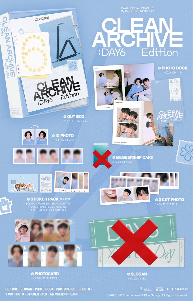 heremayu's tweet photo. Open Sharing DAY6 Membership Kit Clean Archive. Available all member 🫶

#day6 #youngk #sungjin #dowoon #wonpil #wts #wtb https://t.co/Q8d1HWItsw