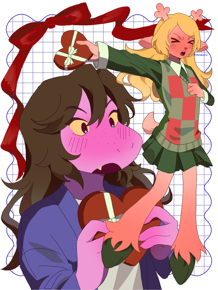 Nameko212's tweet photo. バレンタインの時描けなかったので今描いた🫶 #suselle https://t.co/weJu9RLHRk