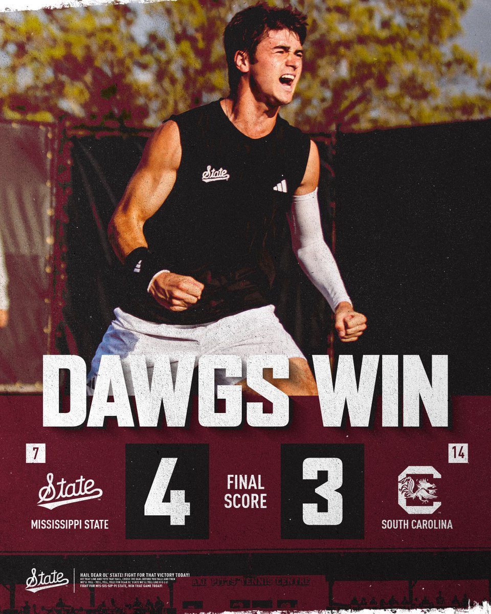 Mississippi State Men's Tennis tweet media
