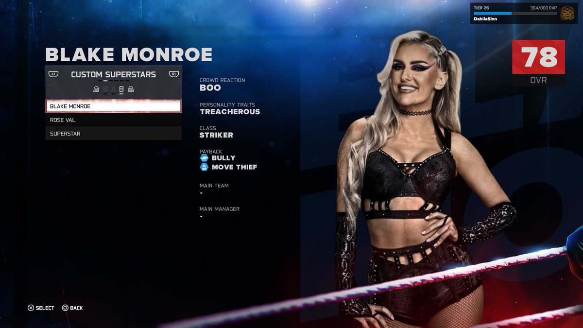 clairesarchive_'s tweet image. Blake Monroe Edition Filtered Renders now on CC! The glamour deserved more than just one render ✨
@BlakeMonroeWWE

Tags: #CLAIRESRENDERS, BLAKEMONROE, #RENDER
#WWE2K26