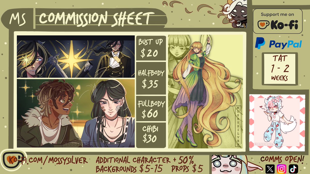 Silver | COMMS OPEN tweet media