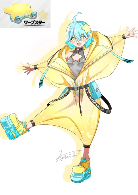 ワープちゃんとフライトワープちゃん 二人は共通モデルの姉妹機という設定 因みにワープちゃんの方が姉