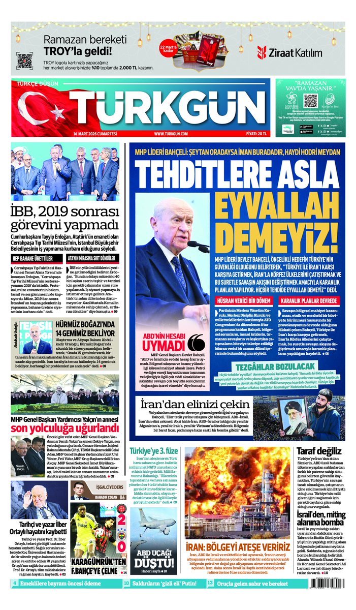 Türkgün Gazetesi tweet media