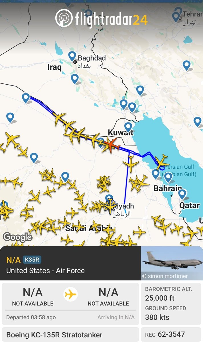 GSInsight03's tweet image. According to a report from the Wall Street Journal, citing two U.S. officials, five U.S. tankers were struck and damaged while on the ground at Prince Sultan Air Base in Saudi Arabia during an Iranian ballistic missile strike.  #Iran #Tanke #wsj #IranWar‌ #Israël
#yönetimistifa