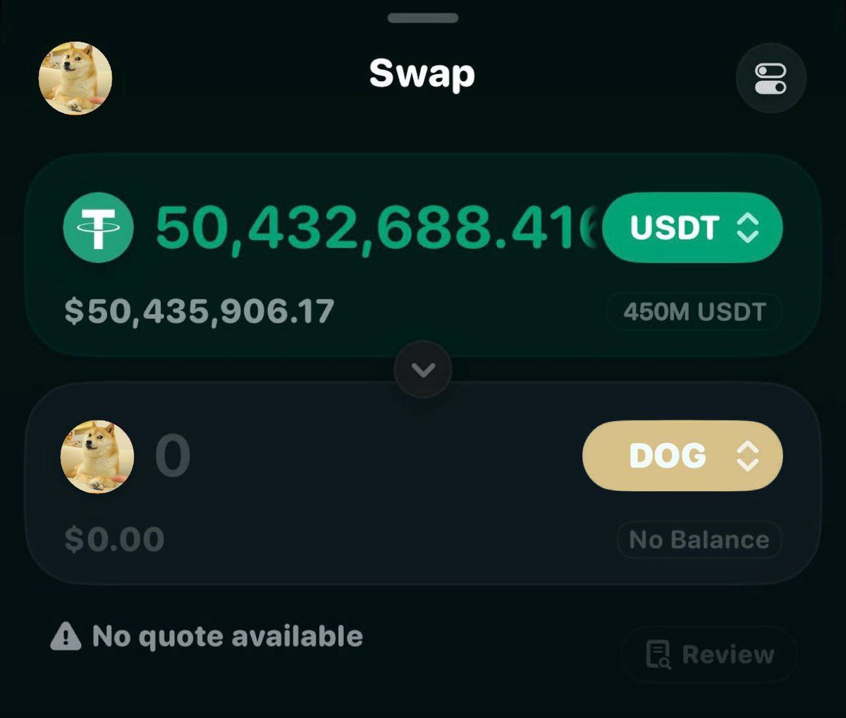 imagine the rewards for swapping $DOG.