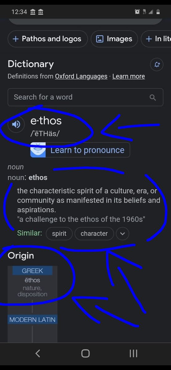 TravisRams38517's tweet image. #Ethos, #Pathos, #Logos? What are these three words may you ask? What do they represent?

#TheRhetoricalTriangle
The secret to how PERSUASION works!

Pathos: a quality that evokes SYMPATHY! b.k.a imbalanced emotion.

Ethos: whatever is the overall current CHARACTER of the world.