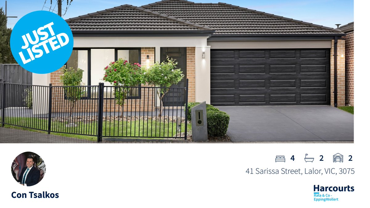 CT_05's tweet photo. 🛌 4 🛀 2 🚘 2
📍 41 Sarissa Street, Lalor, VIC, 3075

My latest listing on RateMyAgent.

https://t.co/kE61BDF3jB

...
#ratemyagent #realestate #Harcourts_Rata_and_Co__ThomastownLalor https://t.co/SmicRMtALy