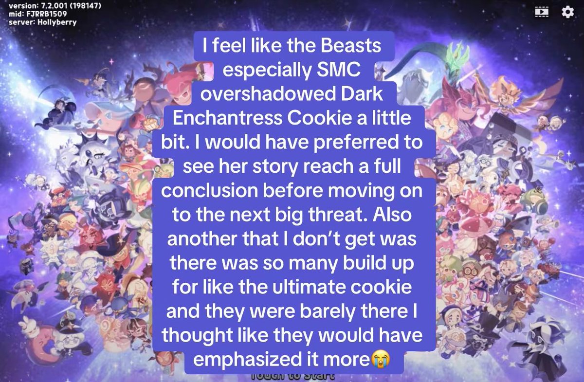 irisastrelli24's tweet photo. This my hot take on the latest crk update, guyz please don't be rude, this is just my opinion. I'm still going to play crk and hope the next updt is better because I feel like the fandom will riot. #crk #crkupdate #cookierunkindom #cookierun https://t.co/SocqYrvp3n