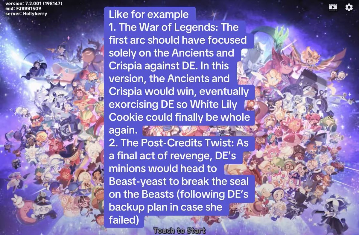 irisastrelli24's tweet photo. This my hot take on the latest crk update, guyz please don't be rude, this is just my opinion. I'm still going to play crk and hope the next updt is better because I feel like the fandom will riot. #crk #crkupdate #cookierunkindom #cookierun https://t.co/SocqYrvp3n