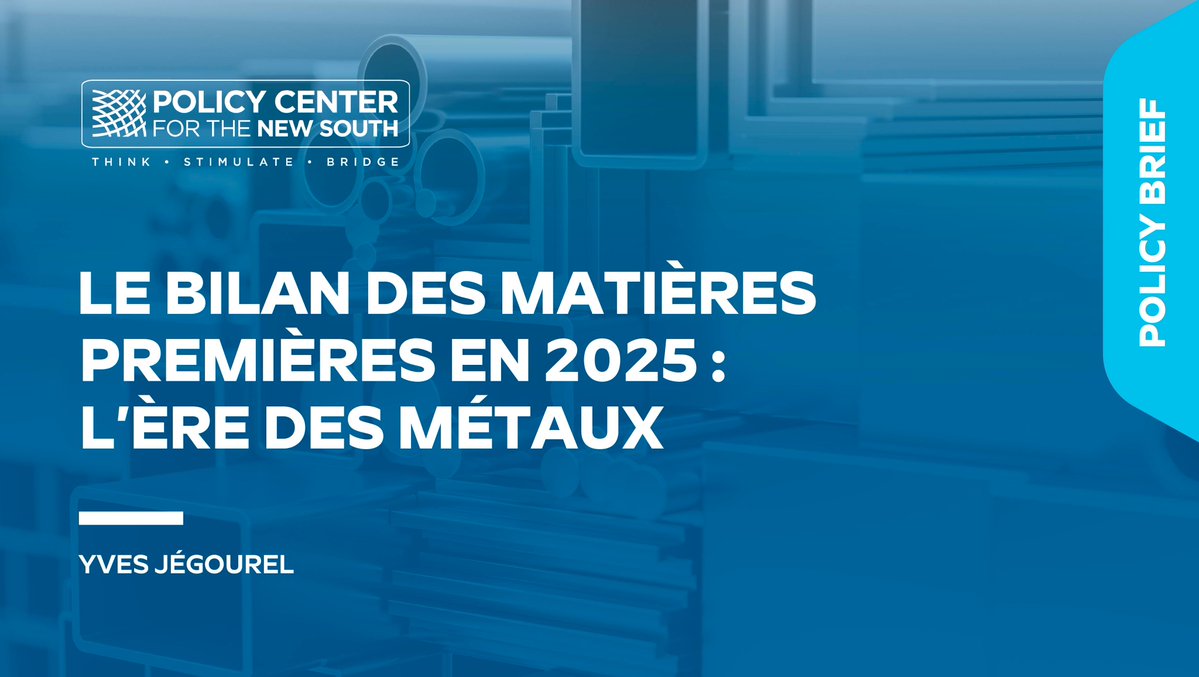 PolicyCenterNS's tweet photo. "L’année 2026 reste assurément dépendante de la macroéconomie mondiale comme de la réalité de la scène géopolitique et demeure, donc, jalonnée de profondes incertitudes. Attendue à 3,3 % par le Fonds monétaire international, la croissance économique mondiale devrait contribuer à maintenir la demande des #MatièresPremières industrielles."
🔗Lire plus: https://t.co/hFyIGyGKVa