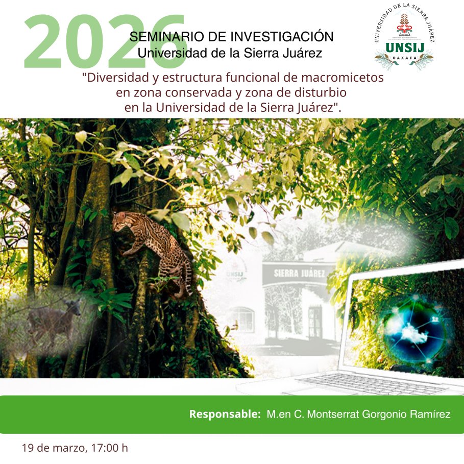 La Universidad de la Sierra Juárez a través de la Coordinación del Seminario Institucional de Investigación, invita a todos los Profesores-Investigadores de la #UNSIJ a participar en la sesión del día jueves 19 de marzo a las 17:00 h.
