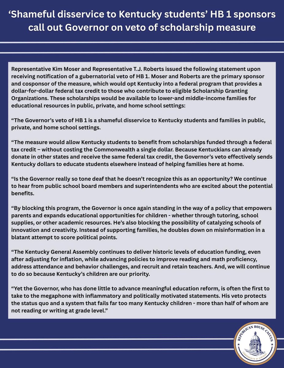 Representative TJ Roberts tweet media