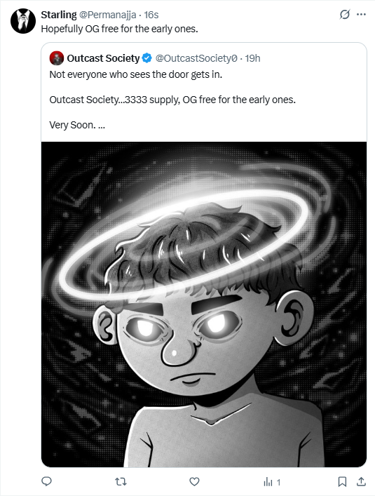 Starling tweet media