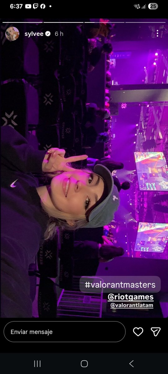JGuarnizox's tweet photo. Sylvee despues de ver mi tweet, procede a subir una historia etiquetando a VALORANTLATAM
Y a Riotgames y ella ni siquiera sigue esas cuentas 😂 el chiste se cuenta solo, se nota los 64 de IQ xD
Si vas a engañar hazlo bien ps 
#sylvee @sylveemhm admit that you traveled for bread https://t.co/jxJhzgVGcM