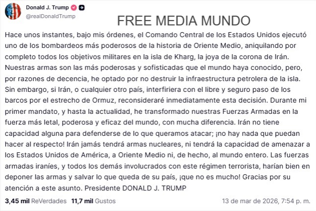 FREE MEDIA ARGENTINA tweet media