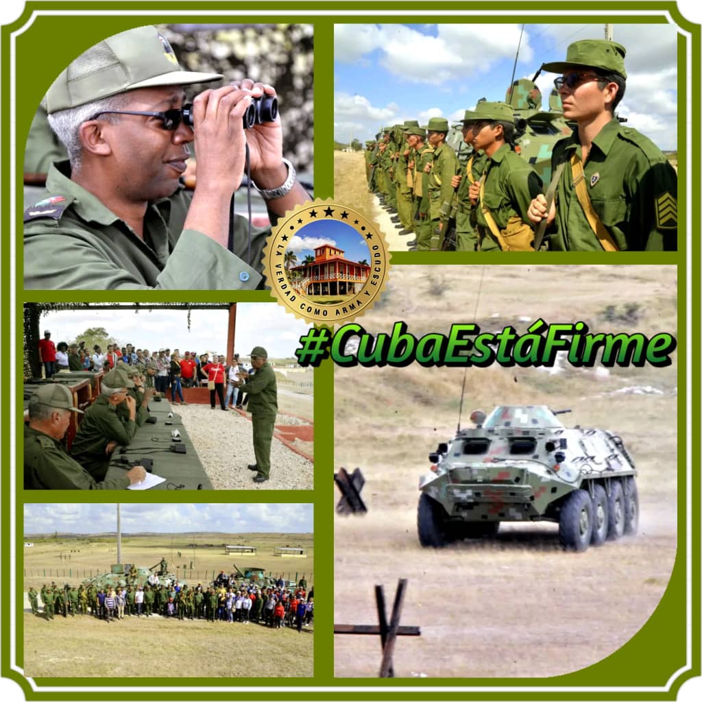 Con #HonorHolguinero se desarrolló el día nacional de la defensa en #HolguínSí. Con el 
desarrollo de estos ejercicios de mando con la participación de tropas y con el uso de elementos novedosos se demuestra la preparación de la provincia para la defensa.
#CubaEstáFirme 
#Cuba