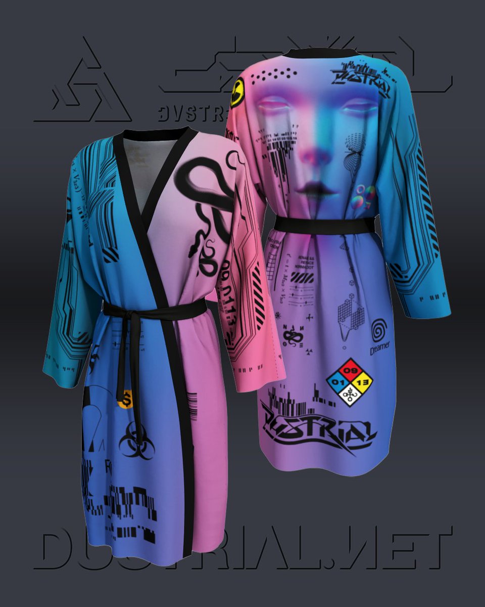 dustrial's tweet image. Peignoirs for the strange and unusual
#altfashion #cyberpunk