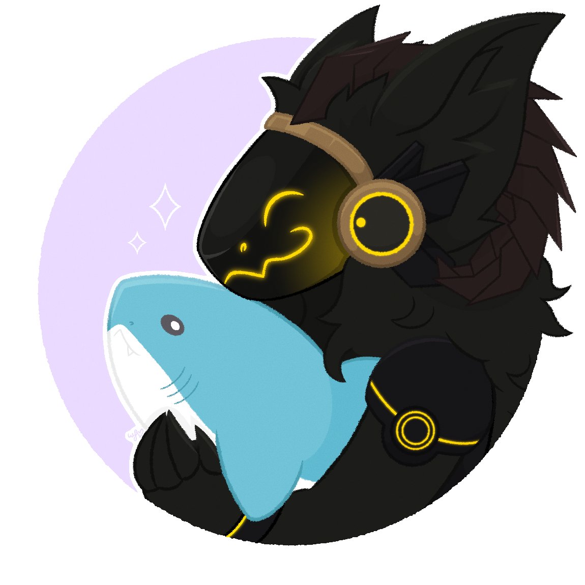 NGZ_xJ's tweet photo. Shark Plush YCH from @TheWitchsFlower , thank you!

#YCH #Protogen #Furry https://t.co/uui4EnAw4s
