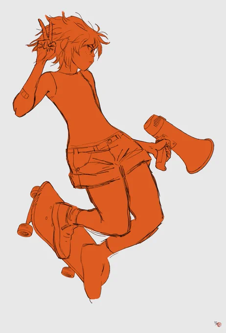 HERE WE GO Weekend 2!! Can't wait for you see it, or watch it again #Hoppers Here's some early vis dev painting of Mabel (by Daniel Lopez Munoz)