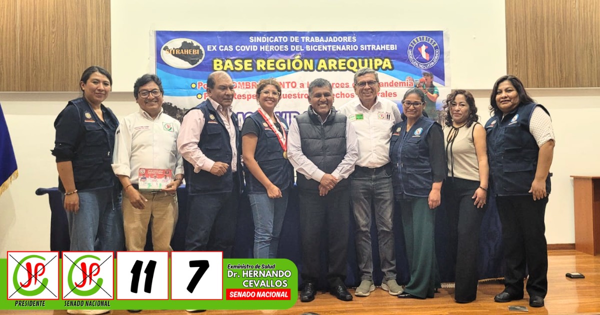 HCevallosFlores's tweet photo. 🔴🟢 #AREQUIPA || Estuvimos con las compañeras Ex CAS Covid de Arequipa junto a Jaime Quito, compañero candidato al #SenadoNacional con el #7JP. Como candidato al #SenadoNacional con el #11JP esta en nuestra agenda principal luchar por la dignidad y la no discriminación laboral✊ #CasNuncaMas