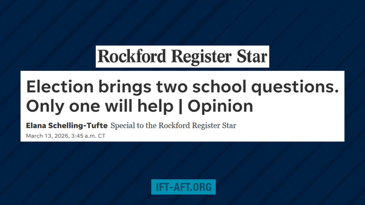 IL Federation of Teachers tweet media