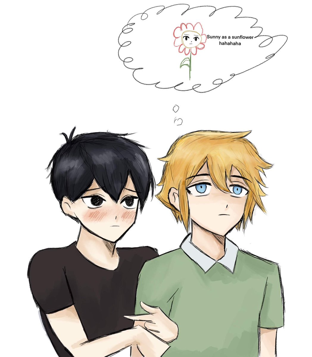 Yearning Sunny #omorifanart #omorisunflower