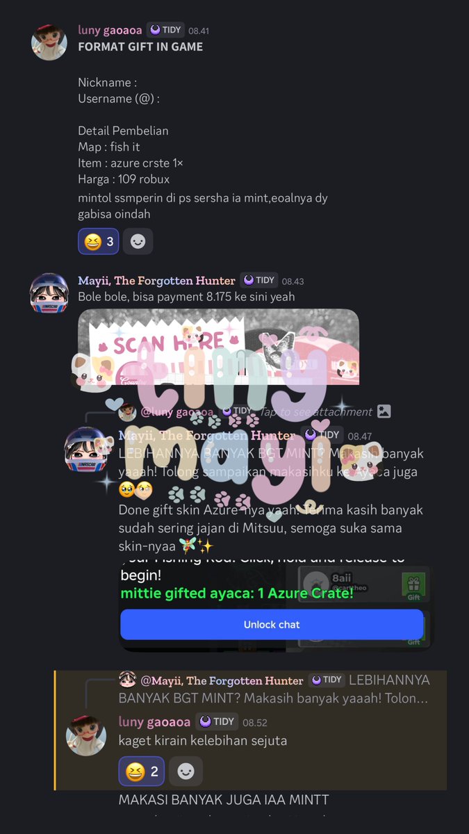 Mayisha, @ after dm tweet media