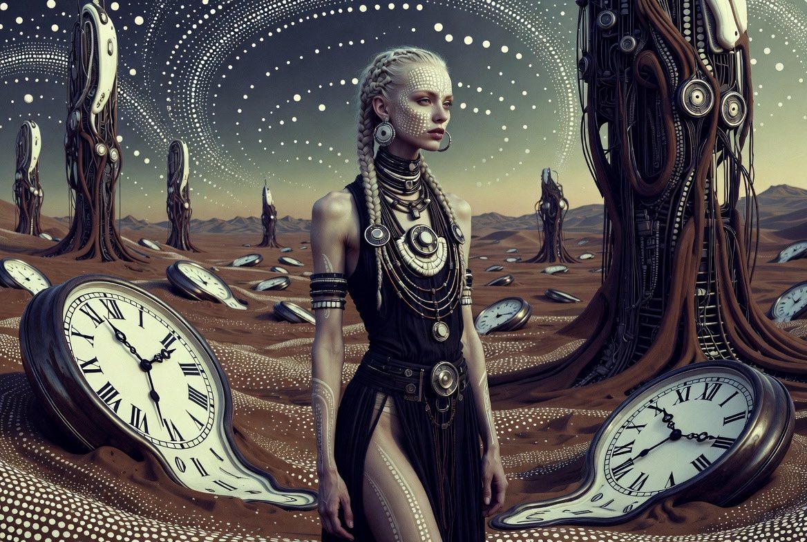 Futuristic Tribal Woman Video Prompt example 1