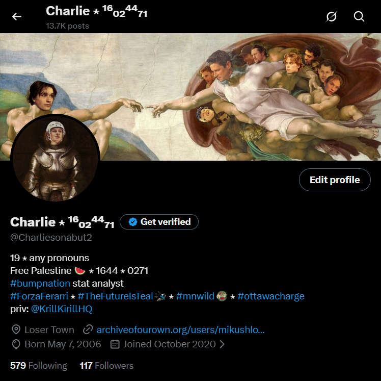 Charliesonabut2's tweet photo. New layout please dont #forgetme https://t.co/iuh4vW5gol