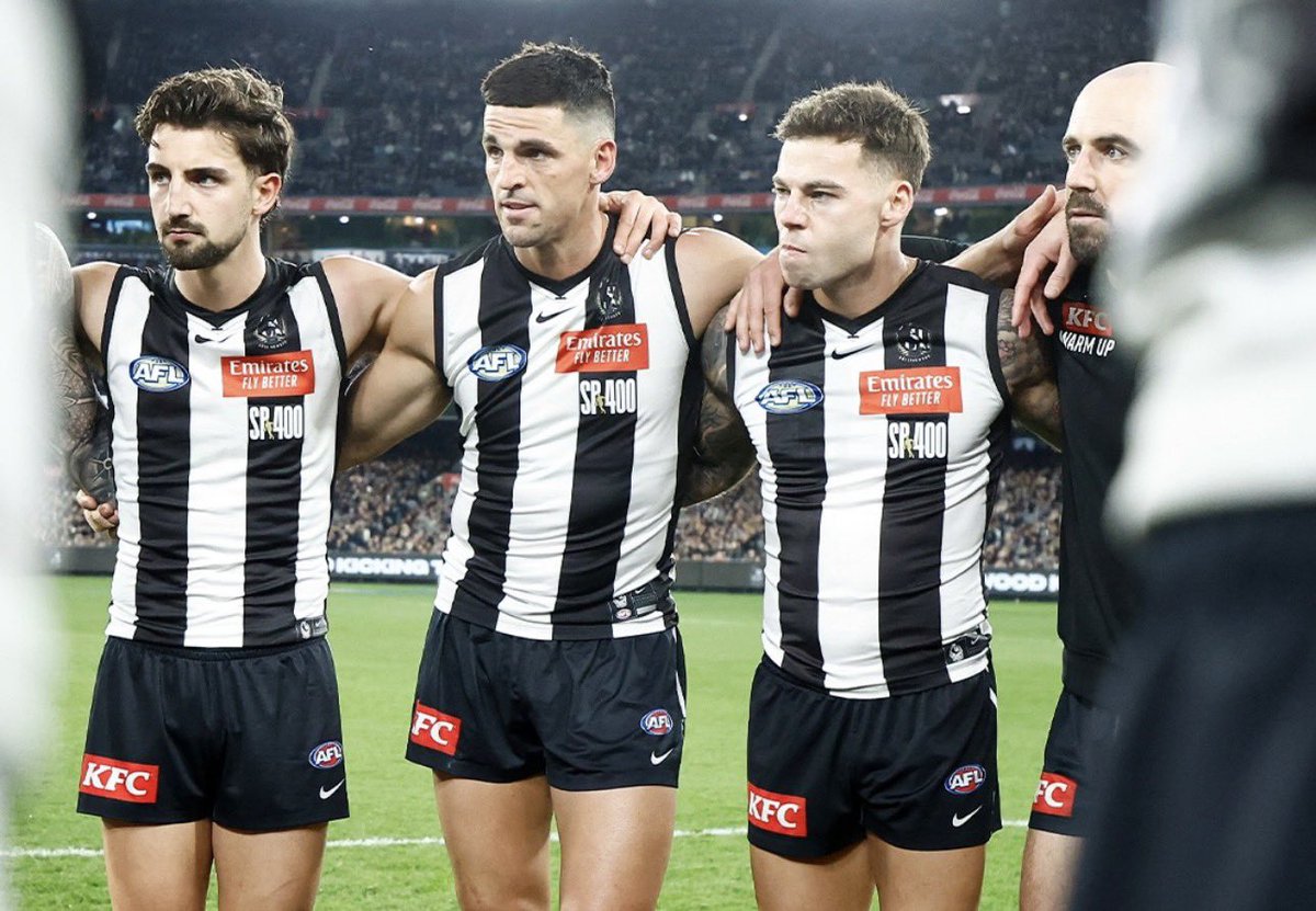 magpieshq's tweet image. Congratulations to Scott Pendlebury &amp;amp; Jamie Elliott who will tonight notch up 200 games as teammates. #GoPies