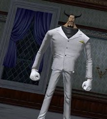 Il est habillé comme blueno