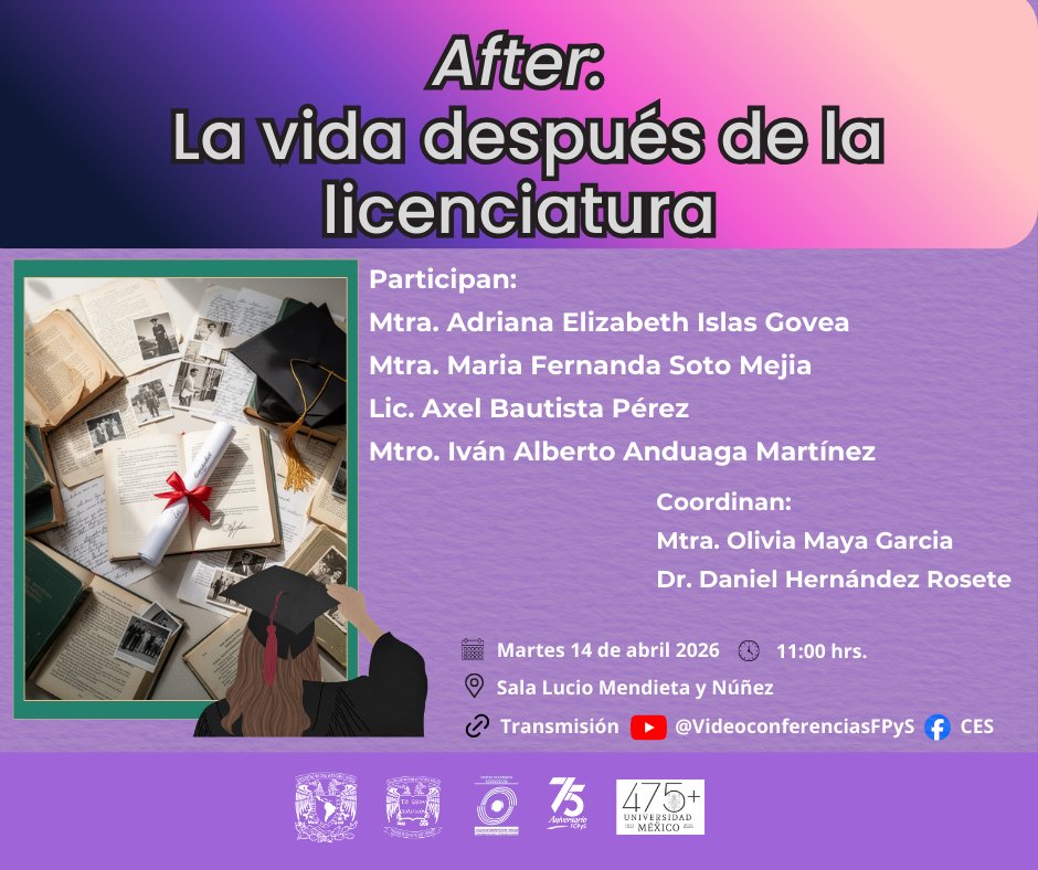 Centro de Estudios Sociológicos | FCPyS | UNAM tweet media