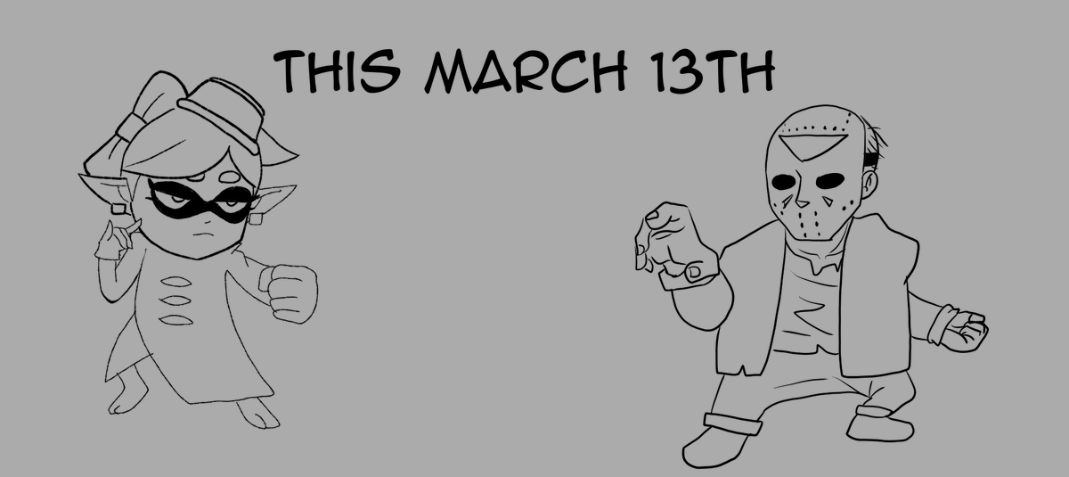 RapterDanny's tweet photo. Another happy Mar- OH SHIT!

#mar13 #fridaythe13th #splatoon #mariesplatoon https://t.co/zhSlbRkyRR