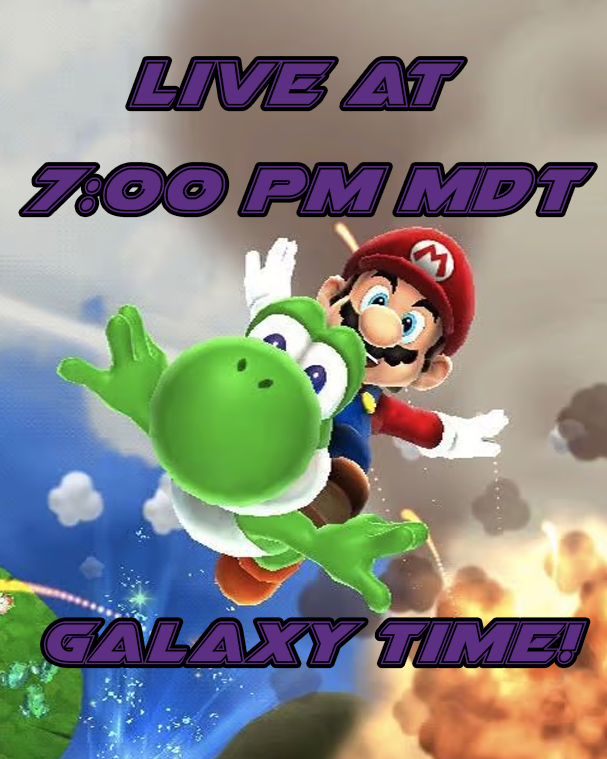 destoyer781's tweet photo. Galaxy Time!
 Super Mario Galaxy 2 tonight at 7 PM MDT!
 Back to space for more stars, wild gravity, and jumps I’m definitely going to miss.
Live on Twitch &amp; YouTube:
 https://t.co/xeNnHqiCFJ
 https://t.co/uRUTYCCAZX
#SuperMarioGalaxy2 #Nintendo #TwitchStreamer #YouTubeGaming https://t.co/hn5yUDeVcM