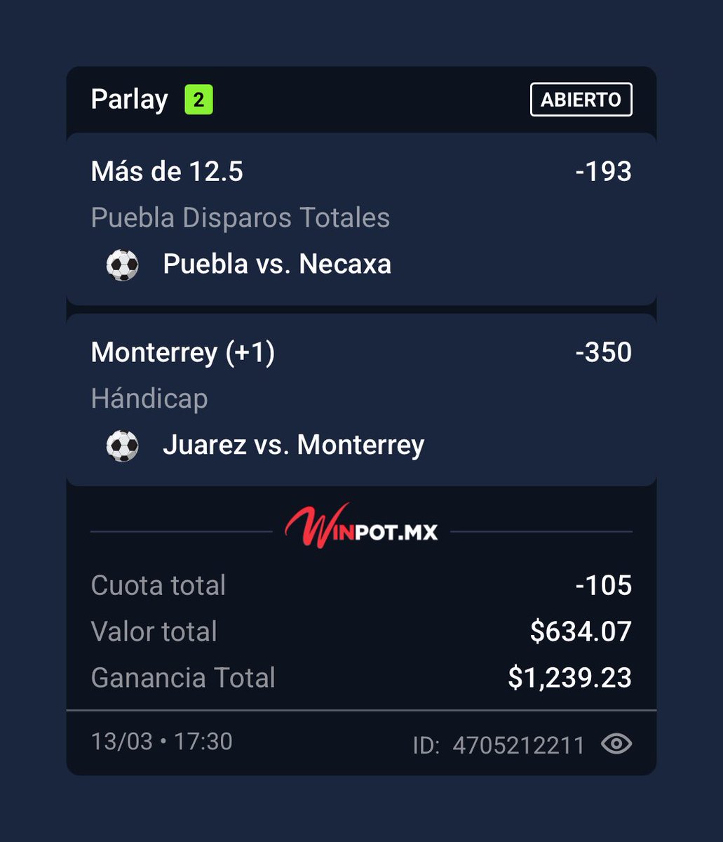 ElHalconPicks's tweet photo. Paso 2 reto iPhone 17🔥

No estoy viendo apoyo gente👎🏻 desde hace 2hr ya la hubiera mandado

El que la metió la metió

Listos para ganar este segundo paso del reto??🫵🏻

#viernesbotanero #LigaMX #apuestas #viral #picks https://t.co/0d0nEaHQ5n