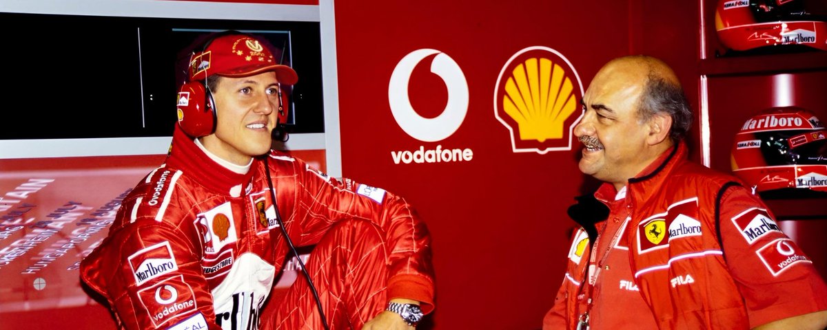 Pino D'Agostino: o engenheiro de motores que acompanhou Schumacher nos anos de ouro da Ferrari.