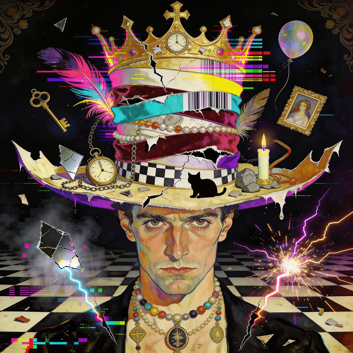 CrownTherapy's tweet photo. I welcom you to the Crown Therapy project. Which archetype resonates most with YOU?

CT-007 — Garden Sovereign
→Crown of Growth

CT-008 — Chronomancer
→Crown of Control

CT-009 — Fractured Monarch
→Crown of Rupture https://t.co/GjUpcP4a3t