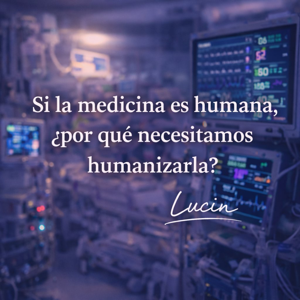 ProfeLucin's tweet photo. 1️⃣ Si la medicina, desde sus bases, es ética y humana…
¿por qué necesitamos hablar de humanizarla?

Y más aún…
¿por qué necesitamos humanizar las terapias intensivas?

🧵Abro hilo..

#HumanizacionDelCuidado
#CuidadosIntensivos 
#MedicinaNarrativa 
#UCIN #UCIP #UCI #UCO #RCV https://t.co/9BJwKsqHoi