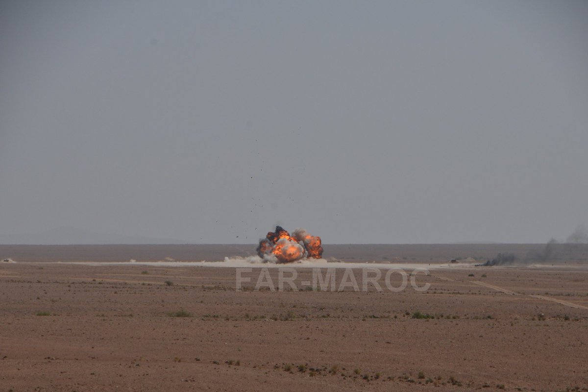 KOMARMIES's tweet image. Royal #Moroccan Armed Forces 🇲🇦 Gazelle Light Attack #Helicopter shooting HOT ATGM during a previous field exercice #Morocco #Maroc