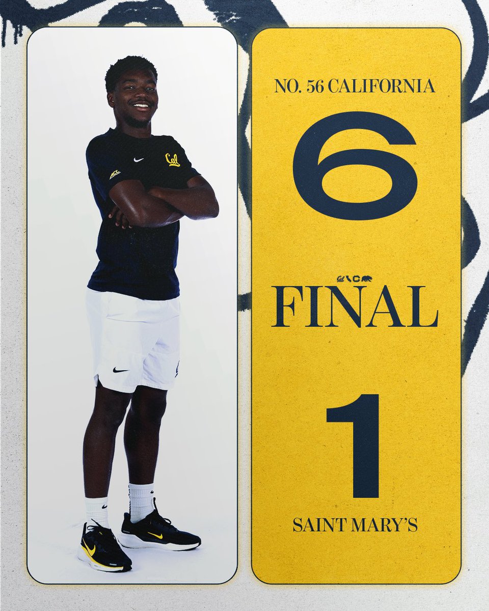 Cal Men's Tennis tweet media