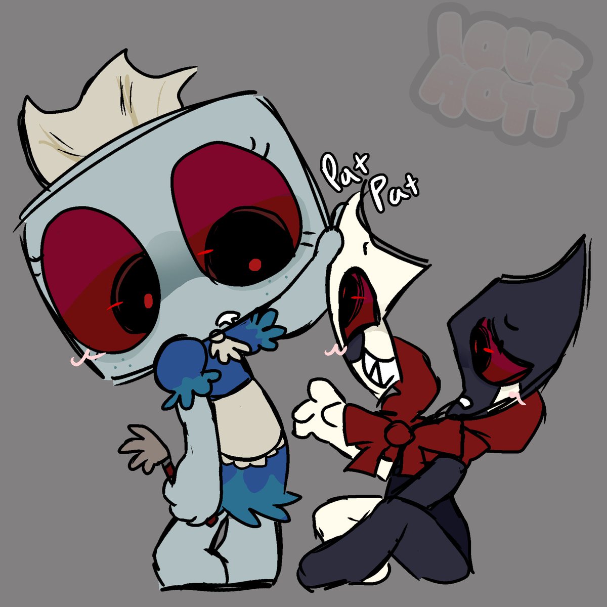 bluupoo's tweet photo. Owed art for oomf #DEADTOONS #proshiptwt https://t.co/ukCw9Hm2M7